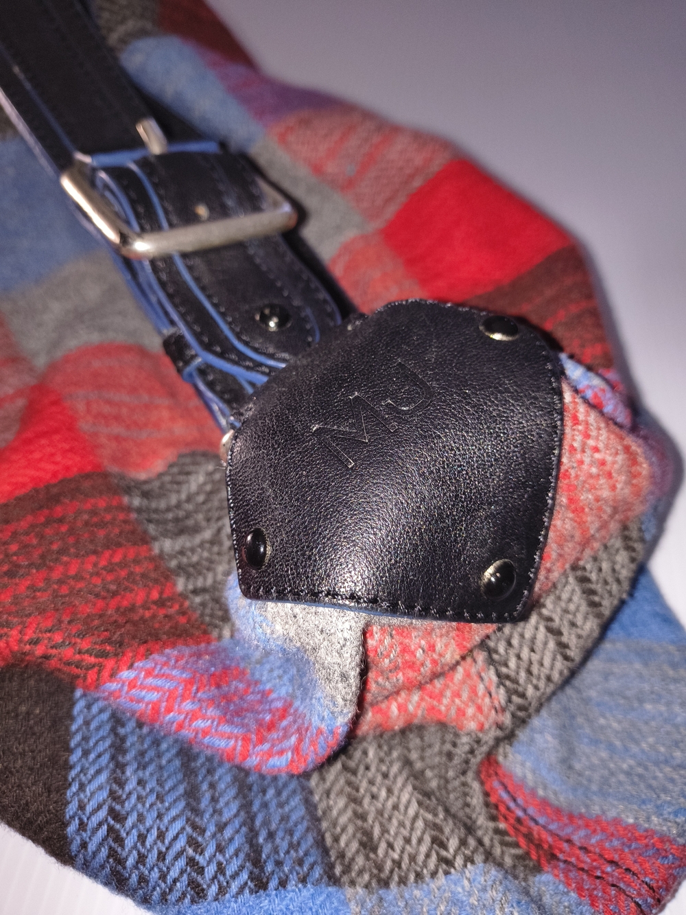 Y2K Archive: Vintage Marc by Marc Jacobs Plaid Patchwork Hobo Bag - Picture 5 of 6